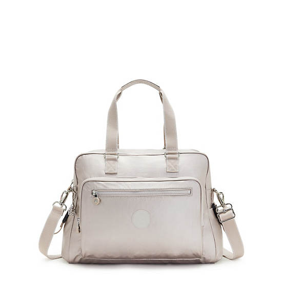 Sacs Kipling Alanna Metallic Diaper Bag Beige | FR 1973QM